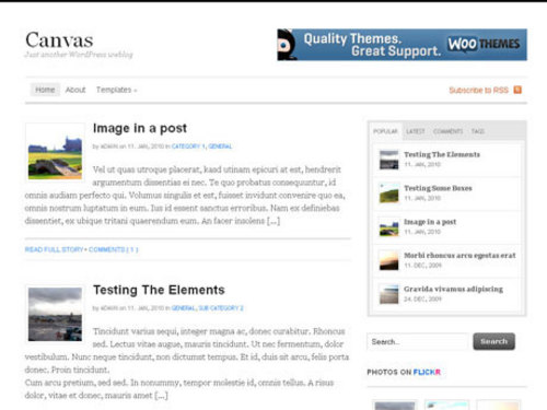 Product picture canvas commerce theme